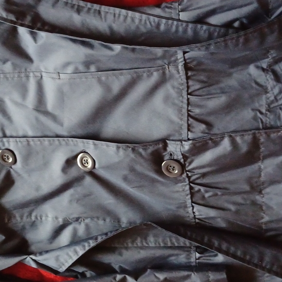 Kids Dark Navy Blue Raincoat size 12 - Picture 3 of 4